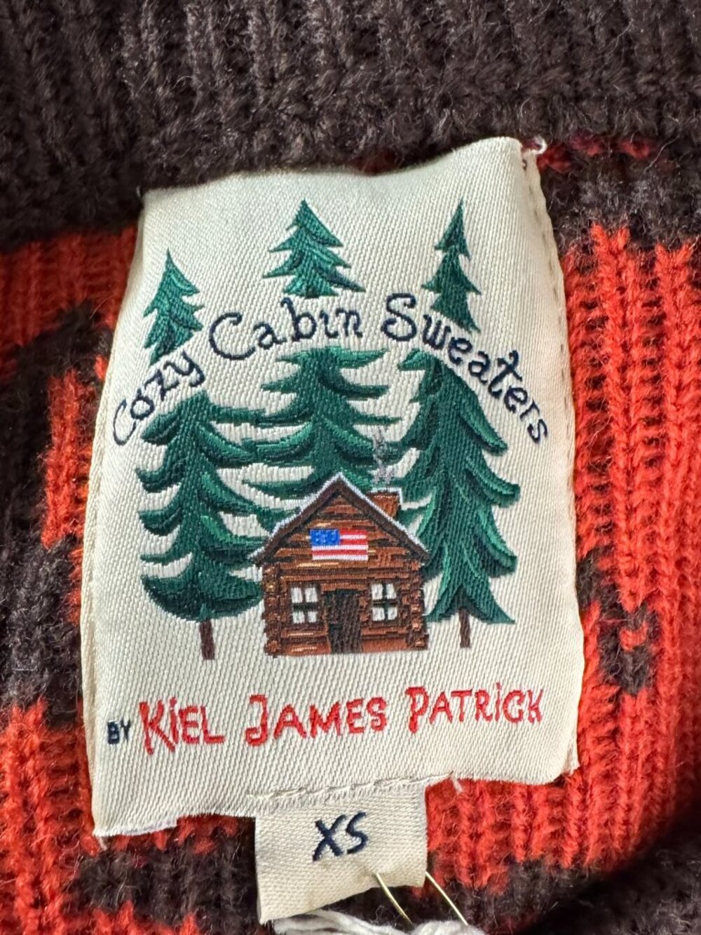 Kiel James Patrick Hocus Pocus Sweater Womens XS Wool Blend Halloween FS-1548 - Picture 6 of 9